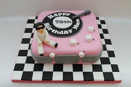 elvis retro record player birthday cake